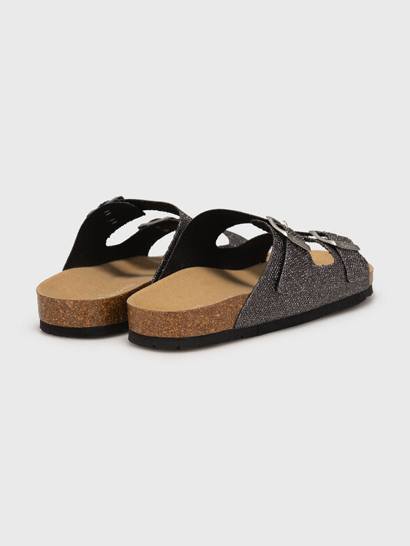 OBAN MESH slippers with glitter effect - 3