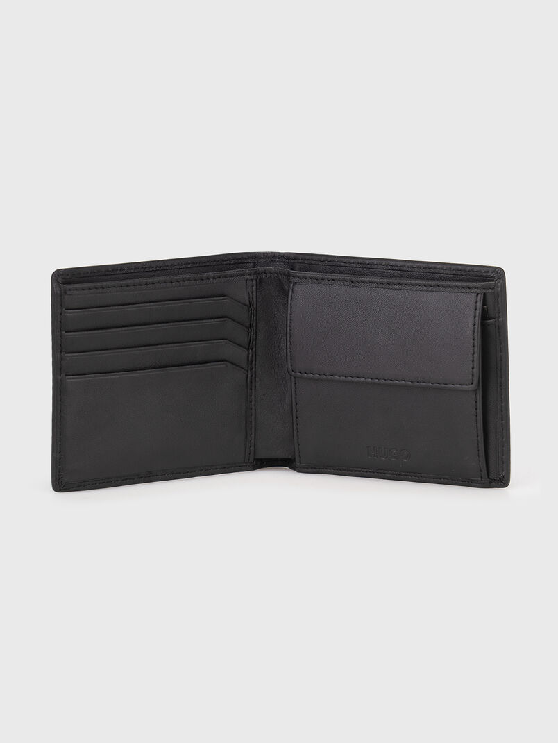Eco leather black wallet - 3