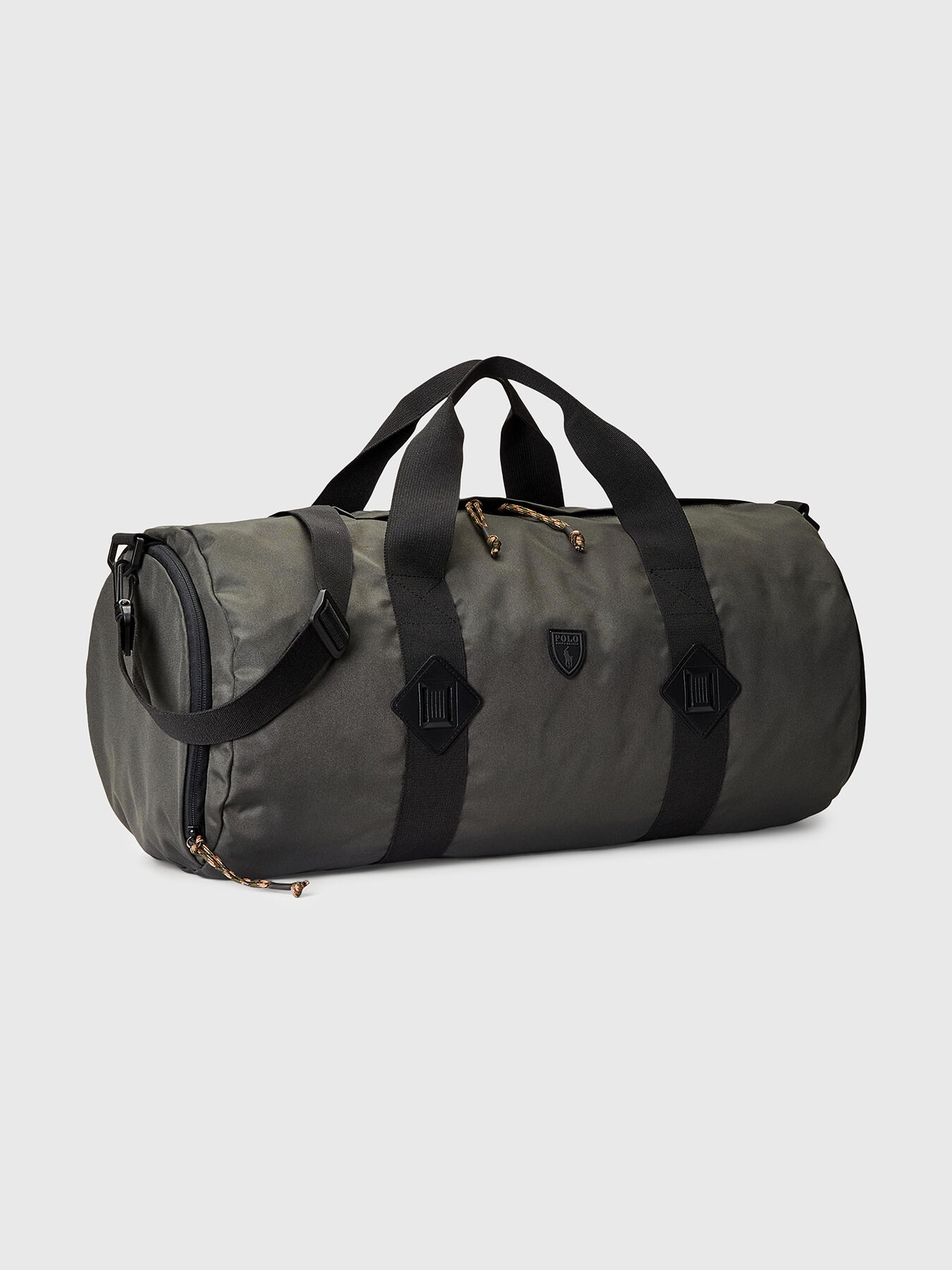 送料無料 いつまで bag sports Grey with LAUREN RALPH POLO brand detail logo バッグ