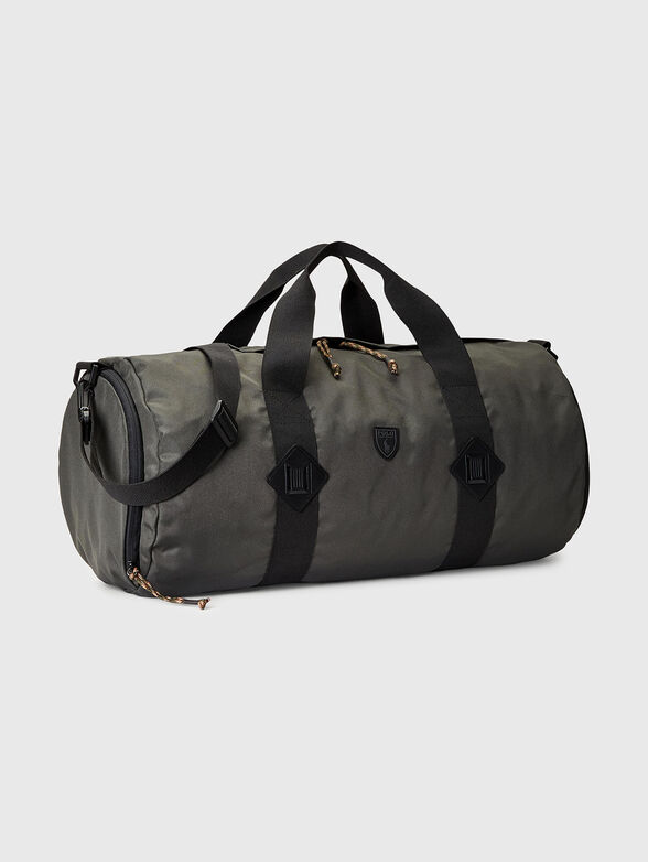 Grey sports bag with logo detail - 6