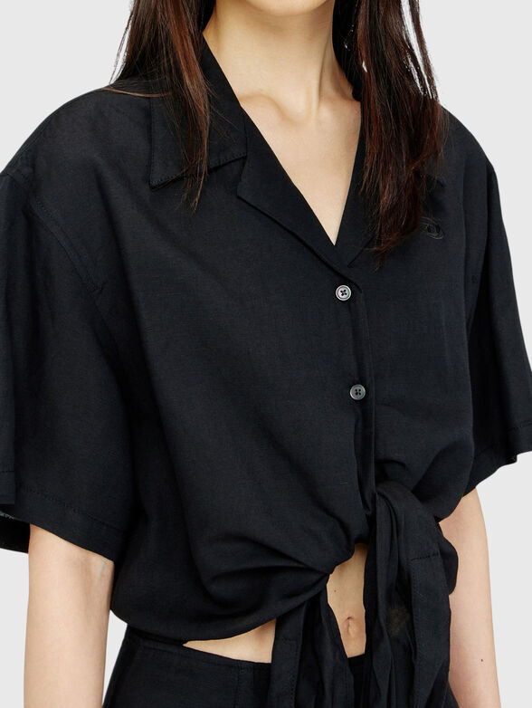 D-STALL dress with accent ties - 3