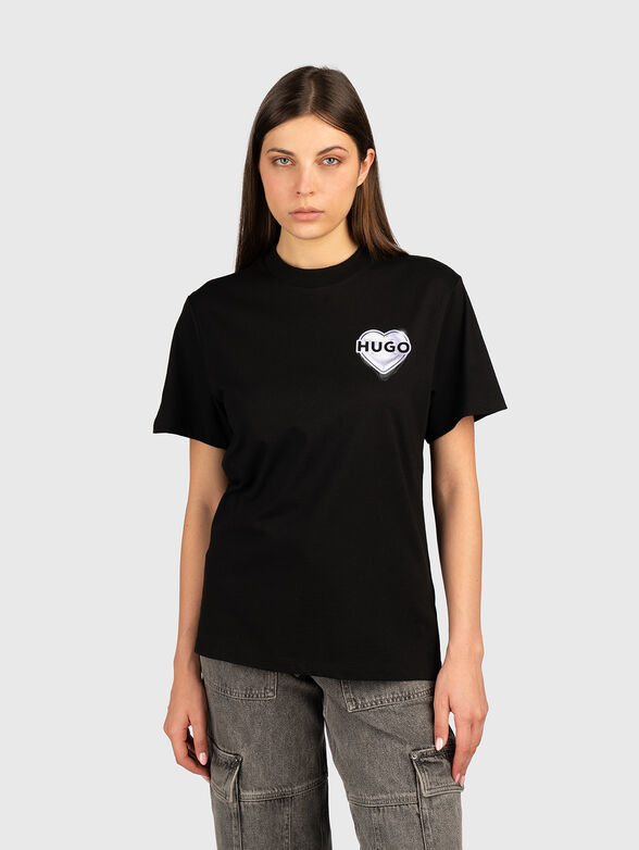 T-shirt with contrast print - 1