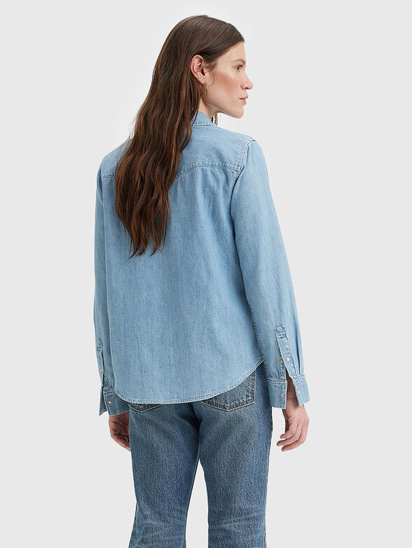 Blue denim shirt  - 2
