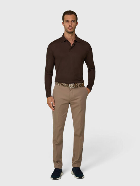 Brown polo-shirt - 3