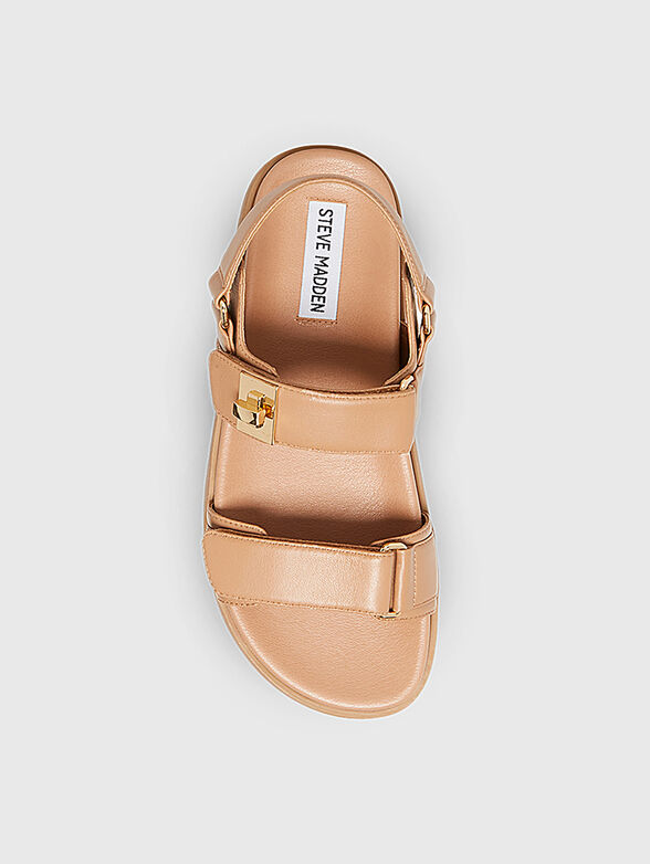MONA beige sandals  - 5