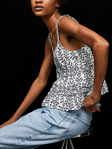 PAITON top with floral print - 5