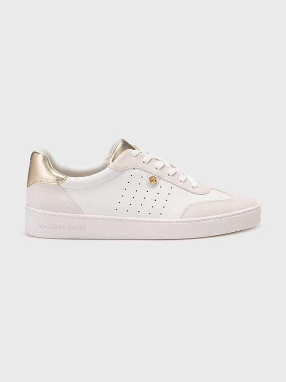 SCOTTY leather sports shoes with logo - 1