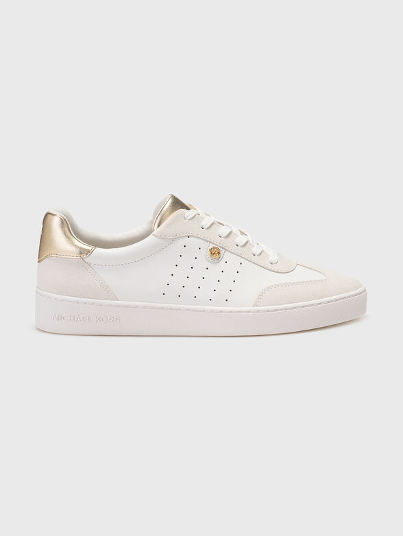 SCOTTY leather sports shoes with logo - 1