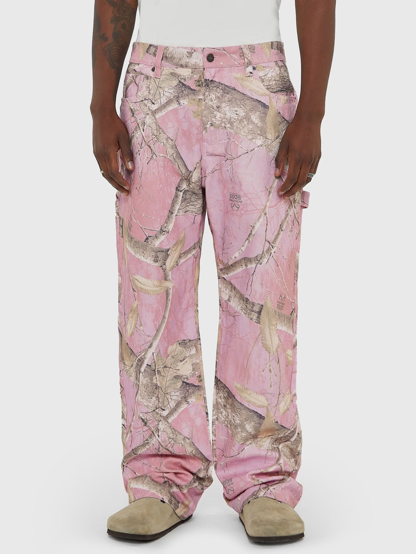 Deaile RealTree Baggy Pants ブラウン ピンクMサイズ Real Tree Baggy Pants | Deaile