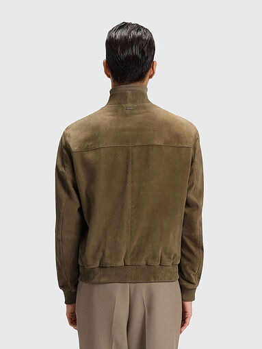 Suede jacket with pockets - 3