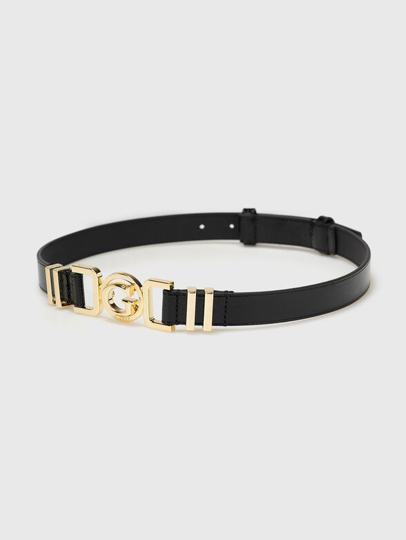 Belt with logo and buckle - 2