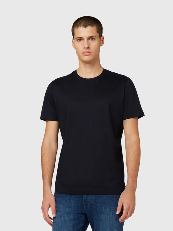 Cotton T-shirt with a crew neck - 1