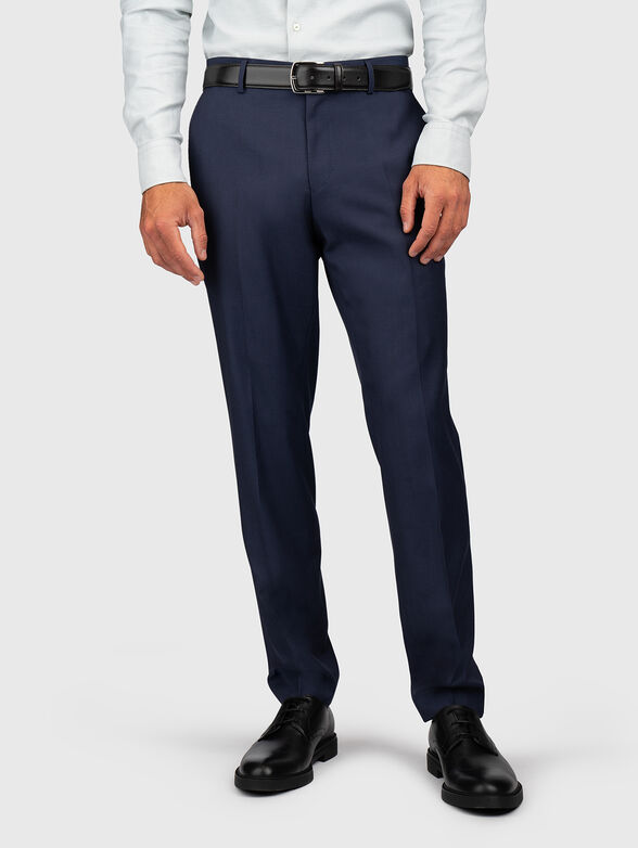 Slim wool blend suit - 4