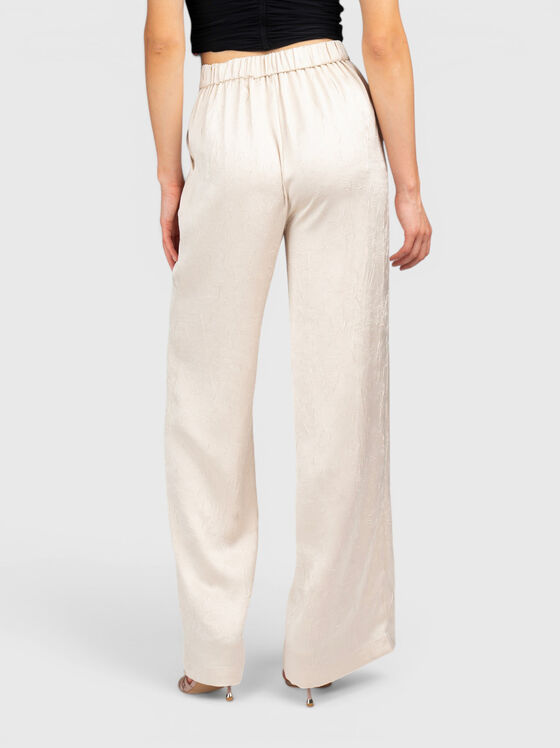 Satin wide leg trousers - 2