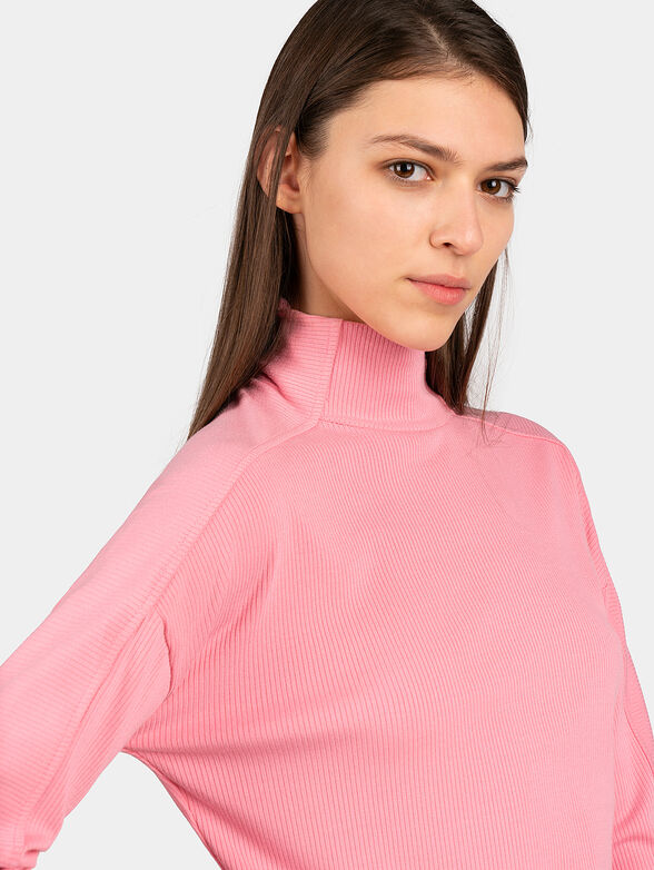 ELLEMA blouse with long sleeves and turtleneck - 3