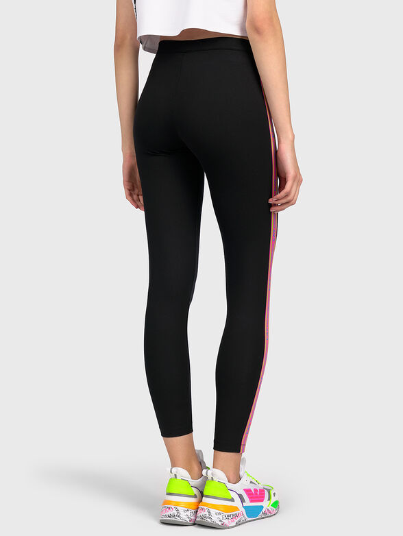 Leggings with contrasting logo band - 2