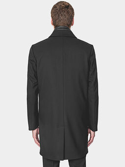 Black coat with removble gilet - 3