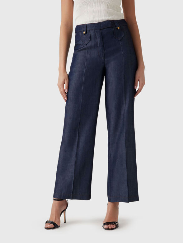 CARLA high waisted jeans with wide leg - 1