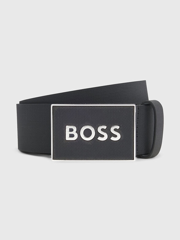 ICON S1 black leather belt - 1