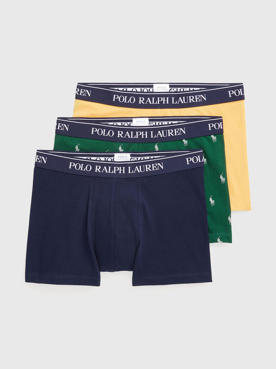 Set of three pairs of boxers with logo accent - 1