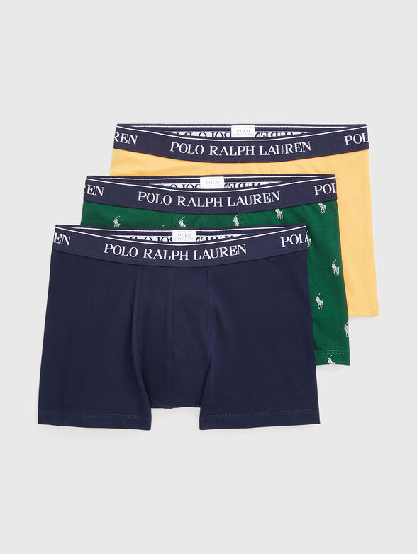 Set of three pairs of boxers with logo accent - 1