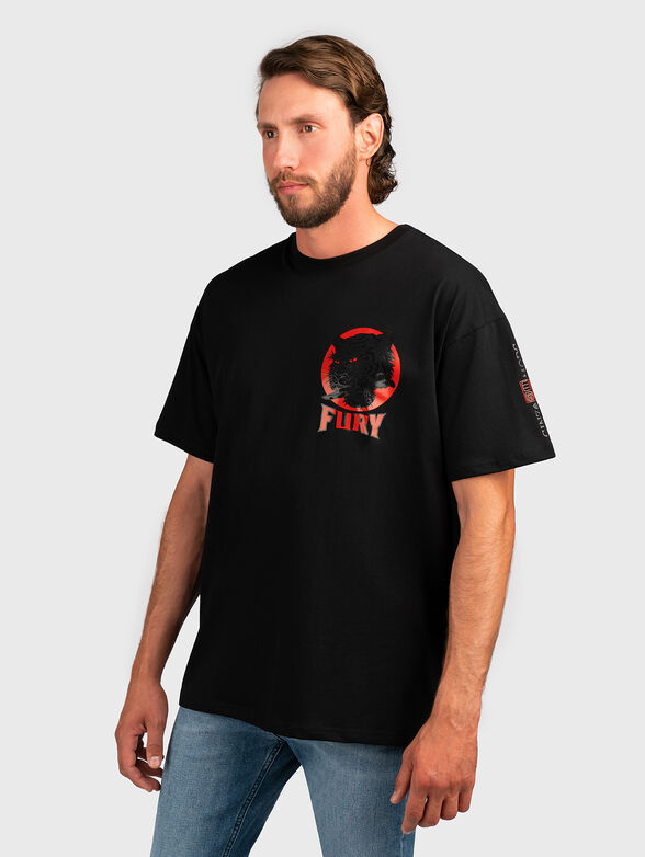 Oversized t-shirt with print - 1