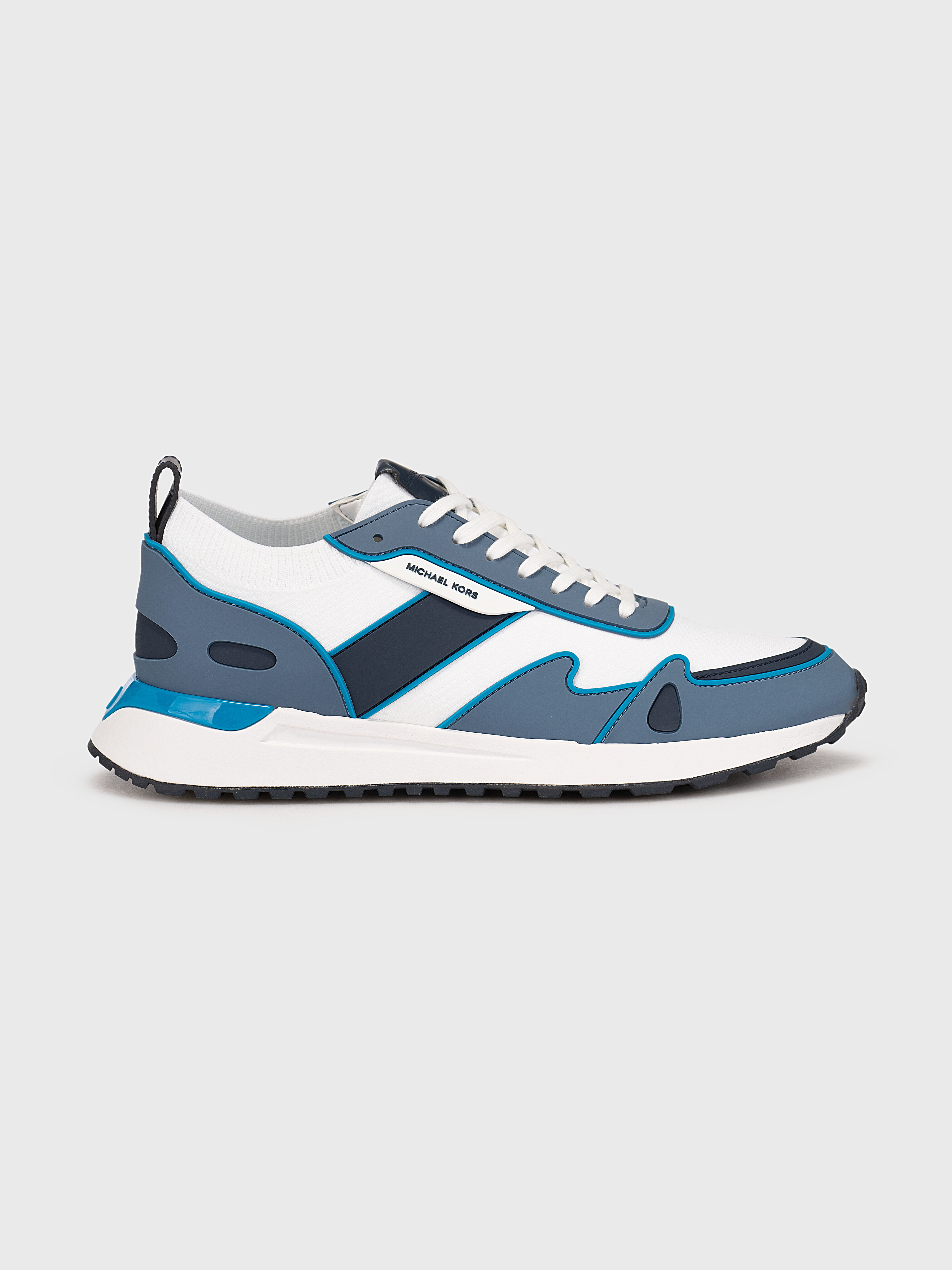 Michael kors blue tennis shoes hotsell