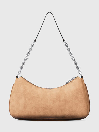 Leather bag with logo detail - 3
