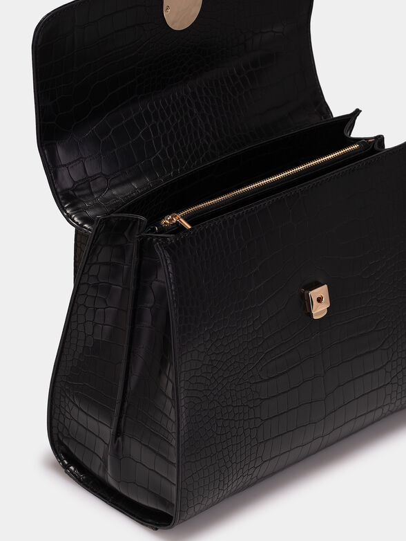 Bag with crocodile-effect print - 4