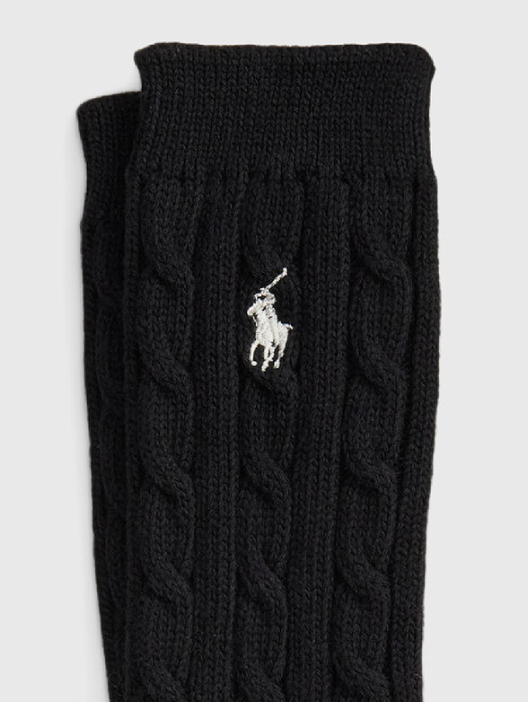 Cable knit crew socks - 2