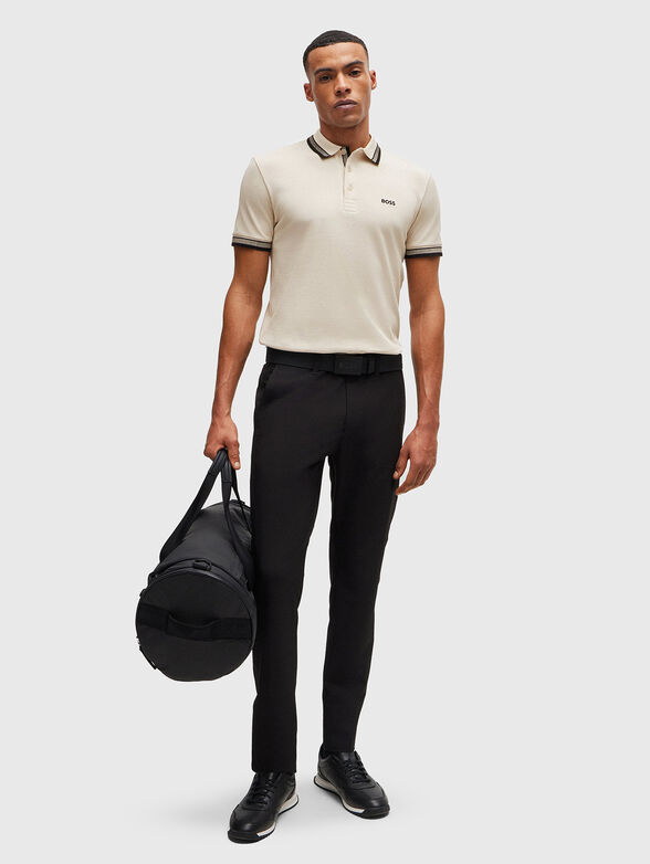 PADDY short sleeved polo shirt in ecru - 2
