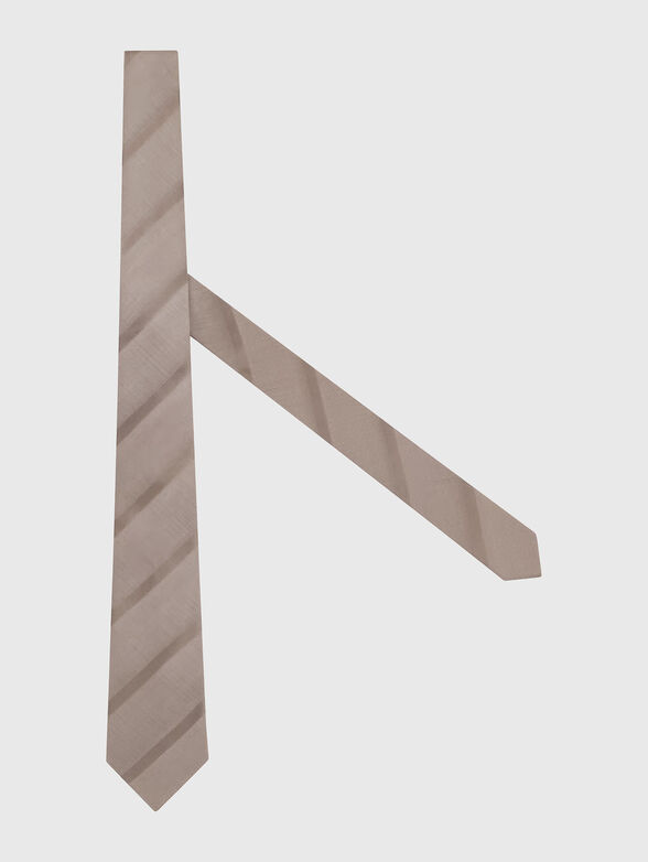 Silk and cotton tie - 1