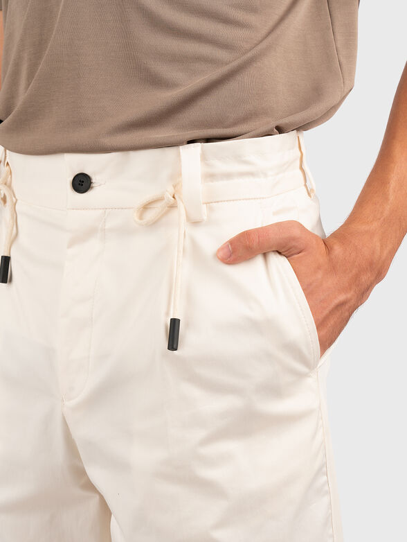 GOS beige trousers with darts - 3