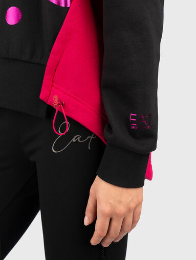 Sweatshirt with contrasting details  - 5