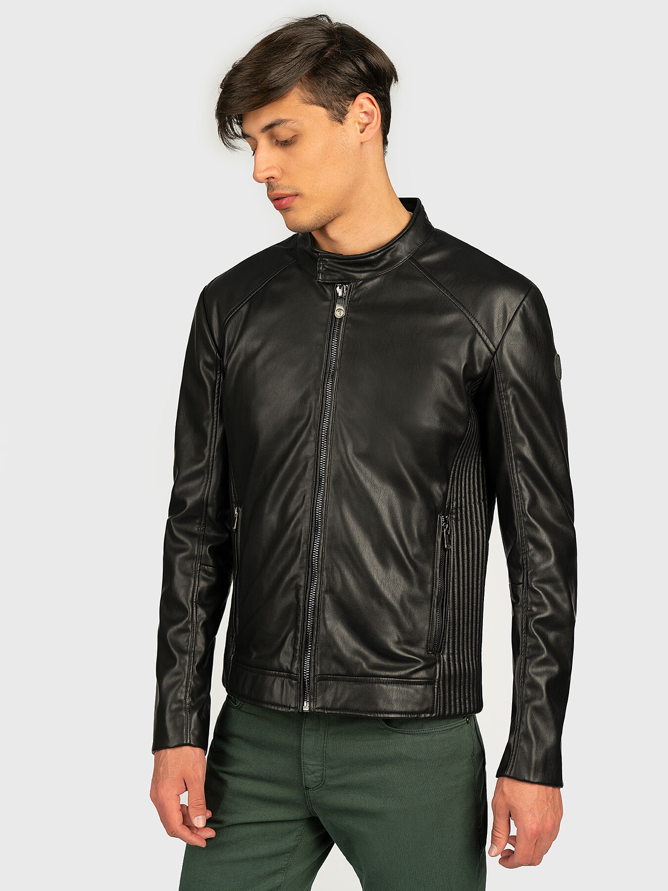 Trussardi biker jacket outlet