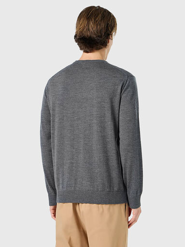 Crew neck sweater with logo - 3