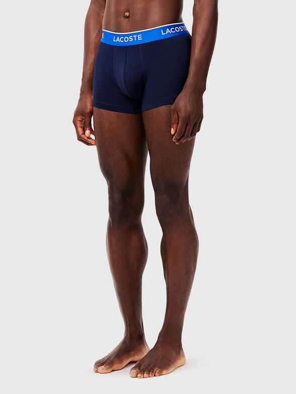 Set of three pairs of boxers with contrast tape - 5