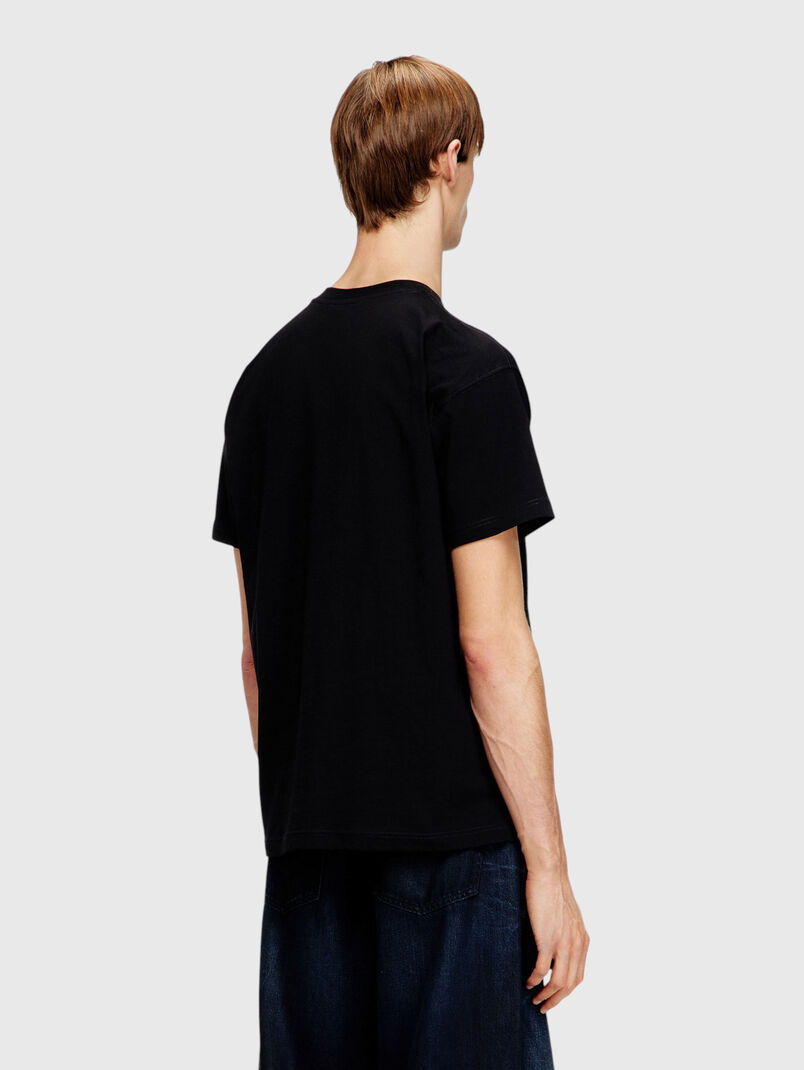 Cotton T-shirt with embroidered logo - 3