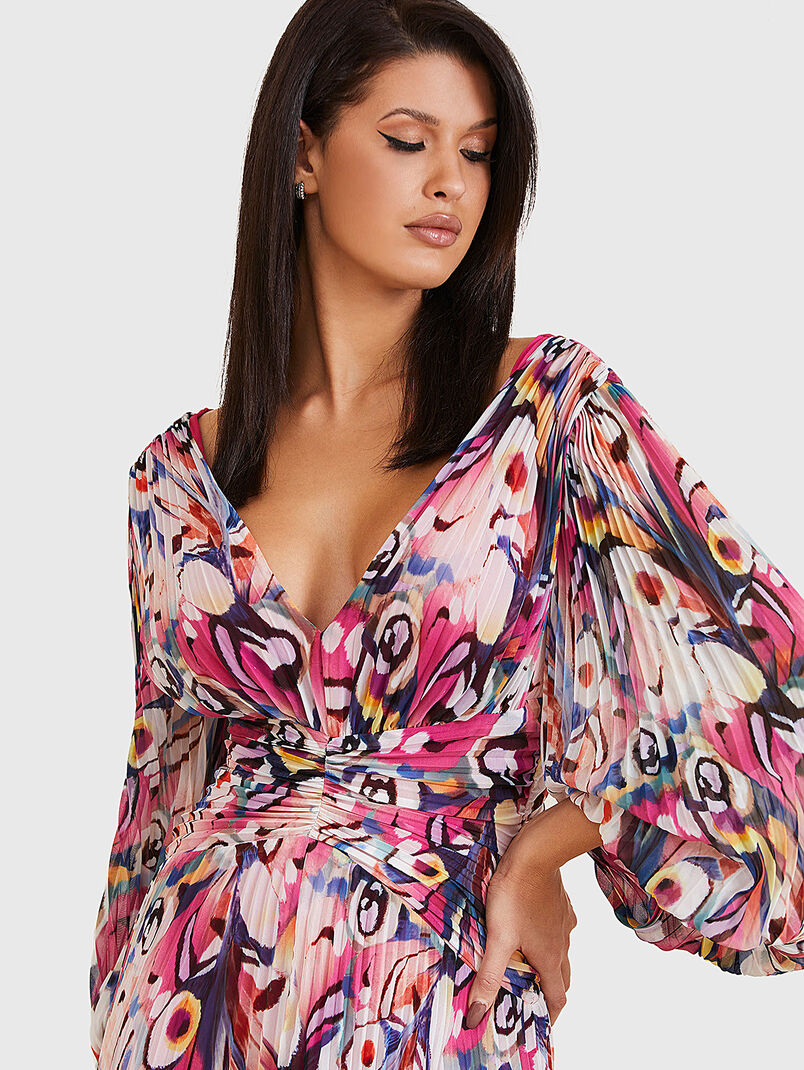 WONDERLAND maxi dress with print - 3