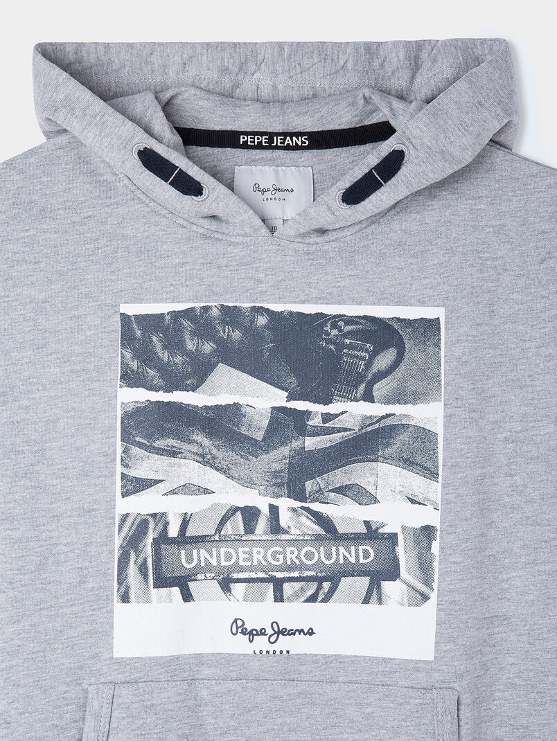 ERIK sweatshirt with a hood - 3