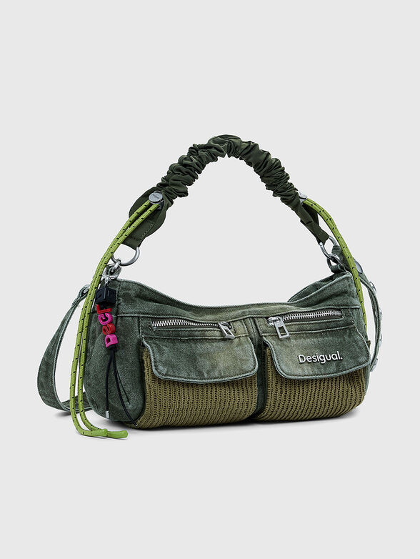 Small denim bag with pockets - 4