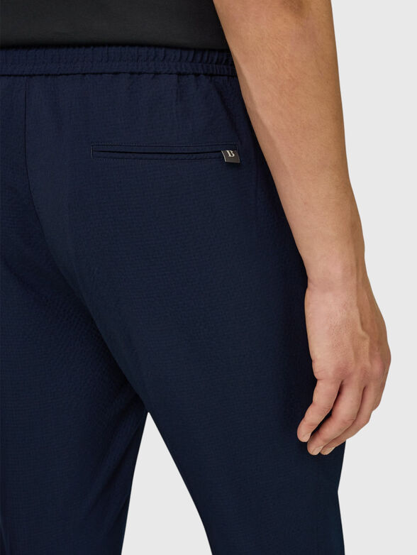 Pants with elastic waistband and ties - 3