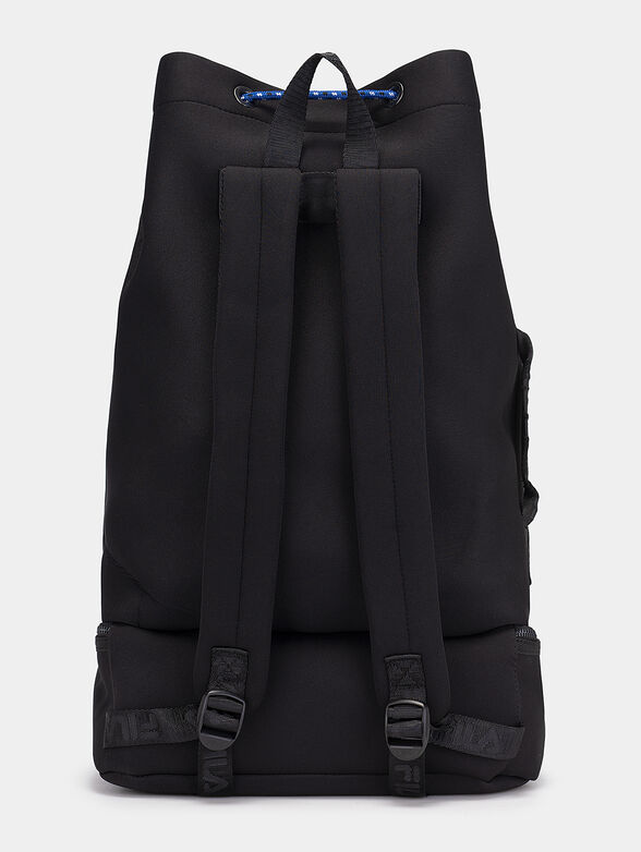 Black backpack with logo - 3
