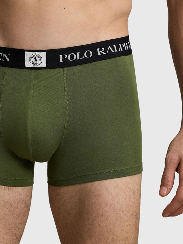 Set of three pairs of cotton-blend boxer shorts - 6