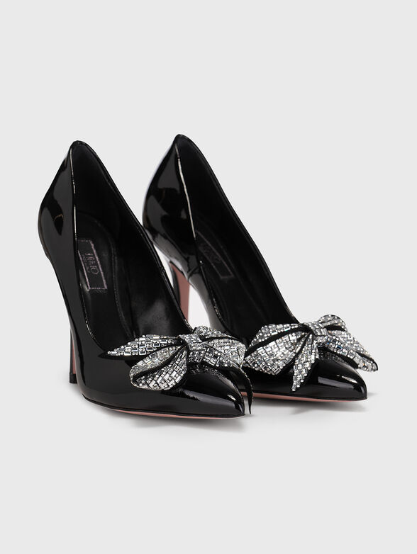 MARILYN 122 heeled shoes with applied rhinestones - 2