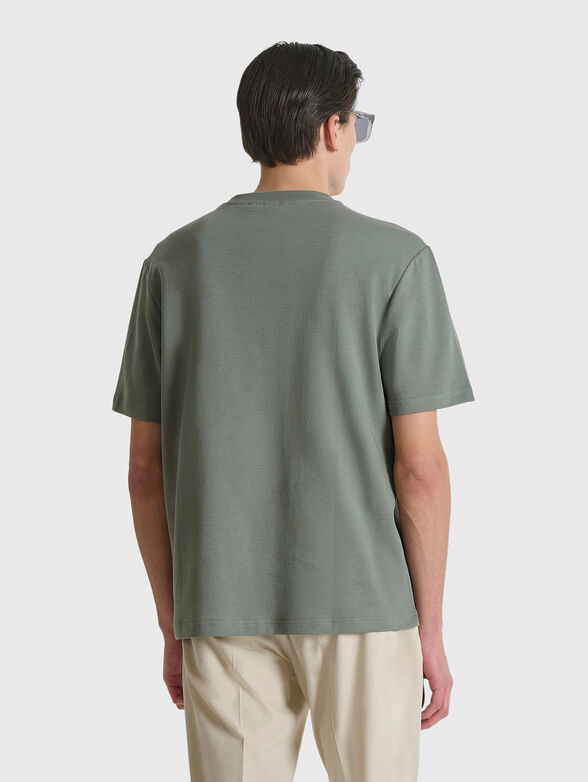 Cotton T-shirt in green - 2