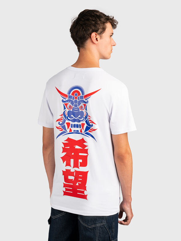 TV041 T-shirt with V-neck and print - 2