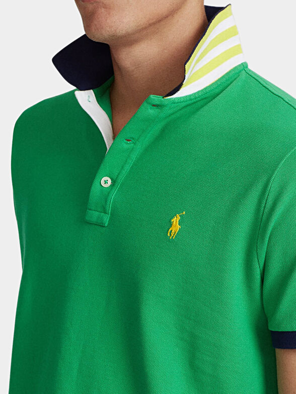 Polo-shirt with contrasting elements - 2