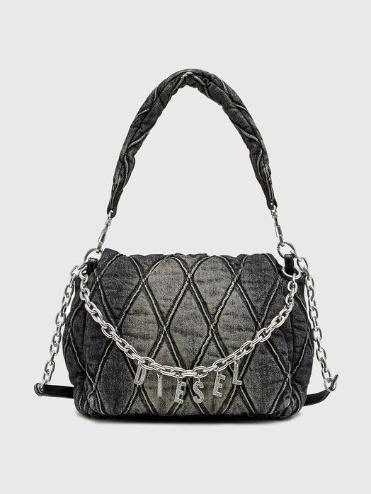 CHARM-D denim bag with quilted effect