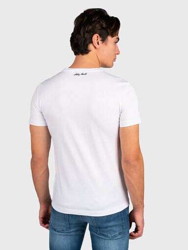 Black T-shirt with print - 3